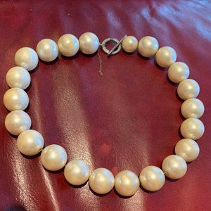 1960s Large Pearl Beaded Choker Necklace